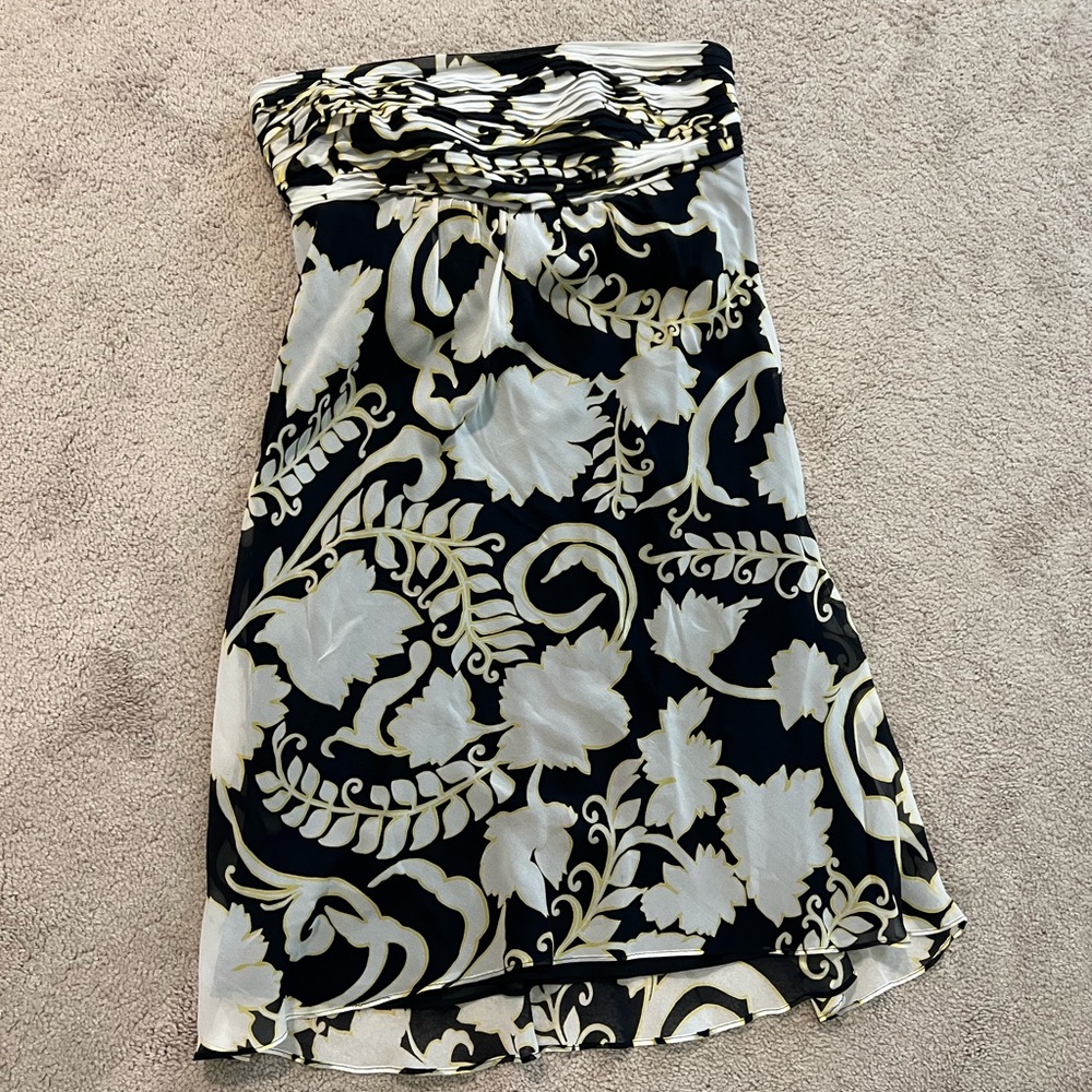 Women’s Ann Taylor Strapless Floral Dress